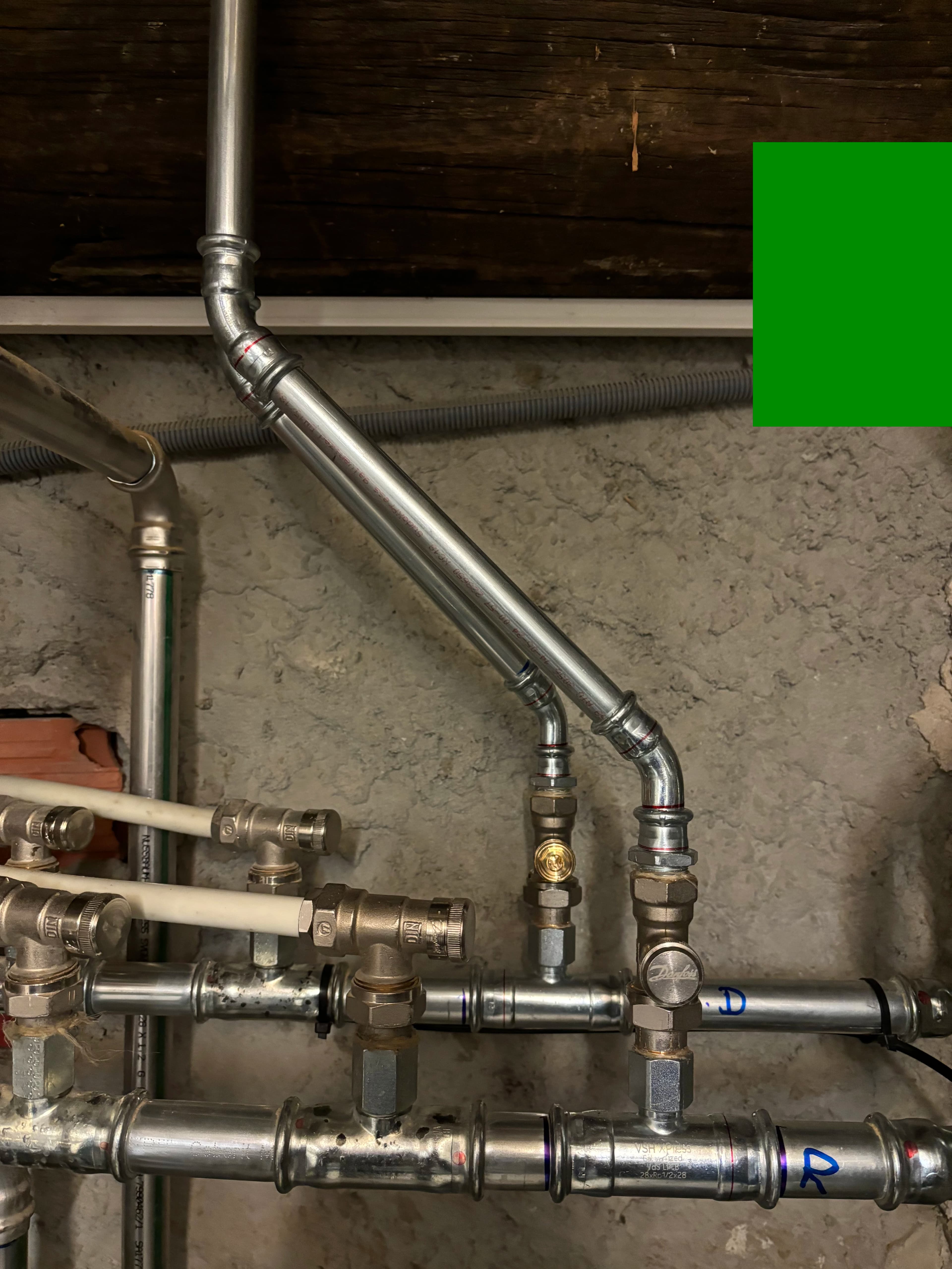 Installation de chauffage centrale