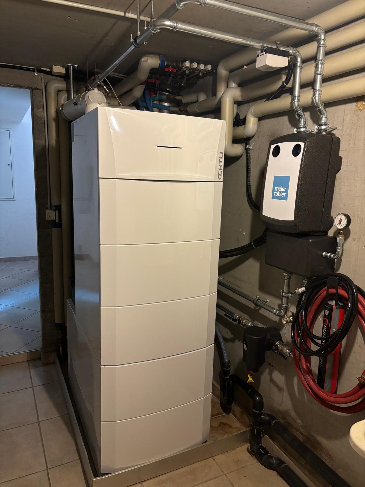 Installation de chauffage centrale