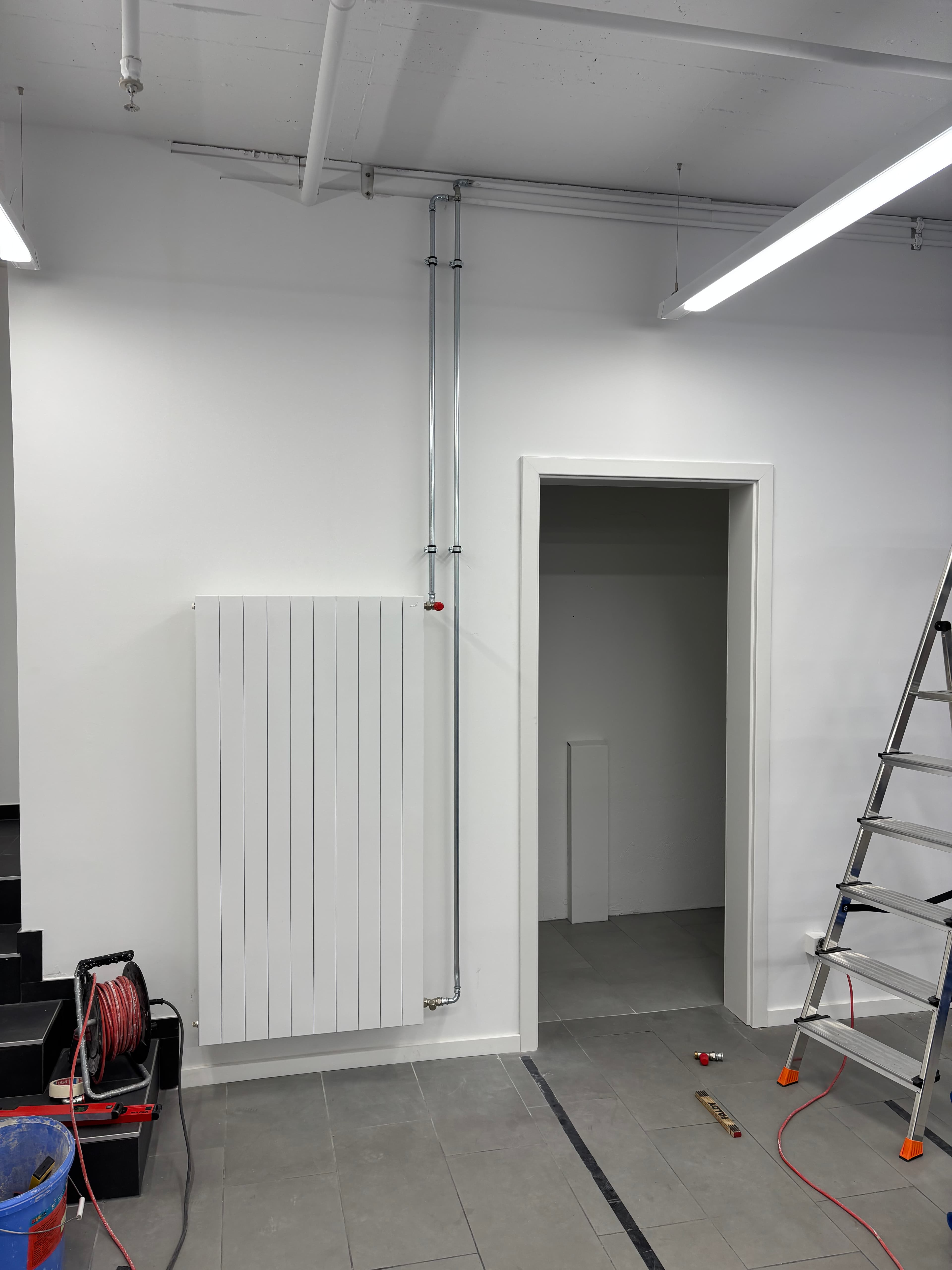 Installation de radiateurs